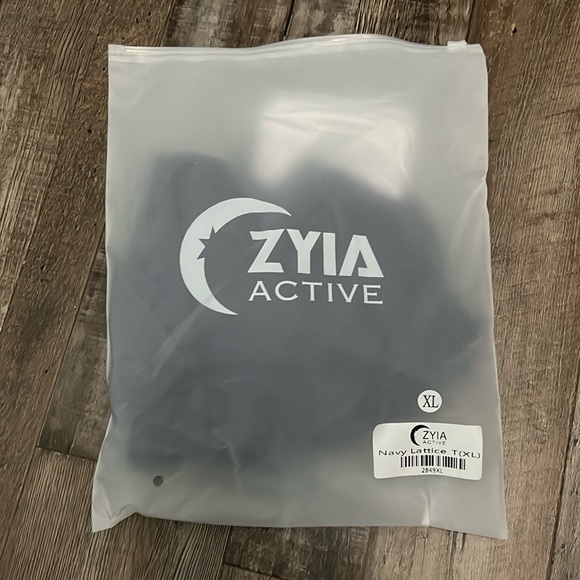 Zyia navy lattice T - XL NWT - Picture 3 of 5